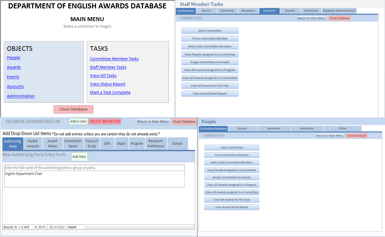 IU English Awards DB